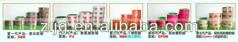 20 inch Polyurethane Rubber Roll sbr.nbr rubber roller.