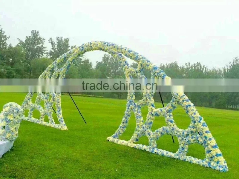 large white metal stand