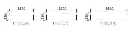 2017 Hot Selling Custom Kitchen Cabinets TT-BC317B