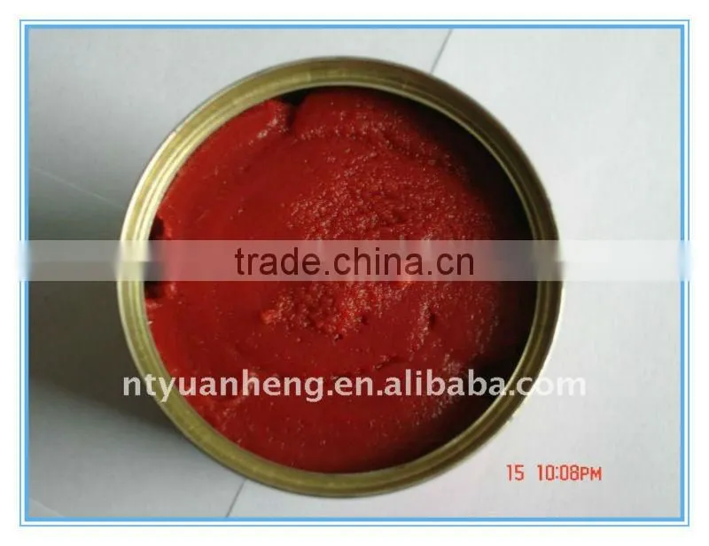 70g-4500g bulk tomato sauce with 18-20%,22-24%,28-30% brix