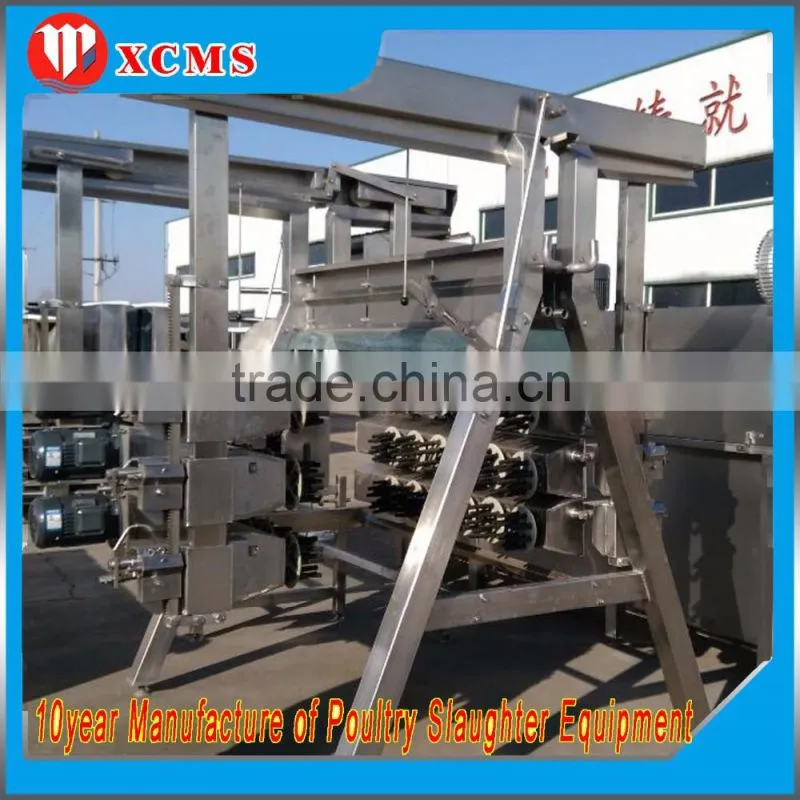 Factory price A-frame vertical chicken/boiler plucking machine hot sale /High quaility halal Poultry chicken plucker