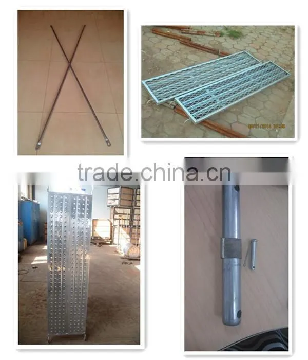 Powder Coated Mobile Hydraulic Lift Scaffolding