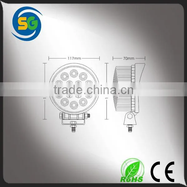 China factory 42W led truck light waterproof led worklamp