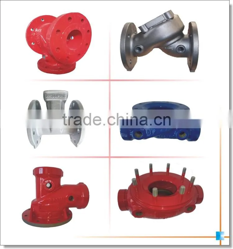 Factory manufacturing ductile iron casting/stainless steel casting butterfly valve spare parts