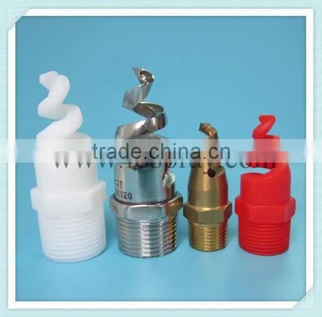 1/4"-4" male BSPT EBW 3100 B3 SS stainless steel brass /plastic spiral nozzle