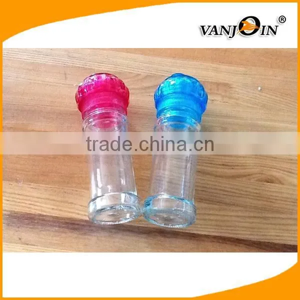 Glass Salt Mill and Pepper Grinder Set