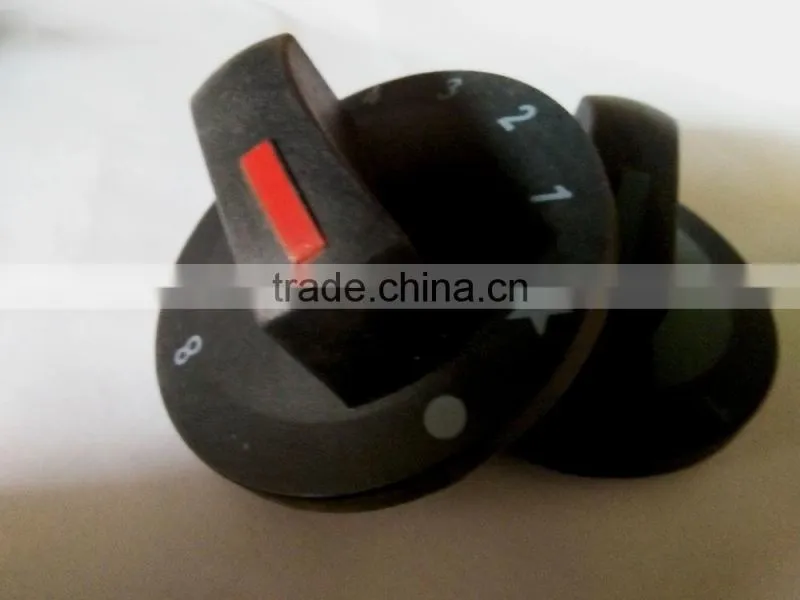 Special plastic knob switch for gas stove