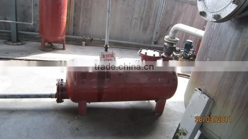Used tire recycling machine to diesel oil pyrolysis and distillation combined plant
