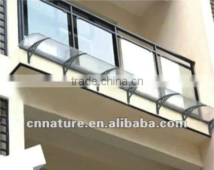 clear colored awnings