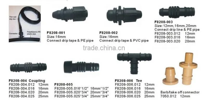 drip pipe hose end Agricultural drip irrigation equipment plastic plug for drip pipe