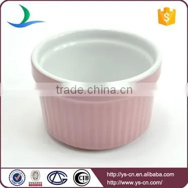 Custom ceramic colorful wholesale dessert cupcake mold