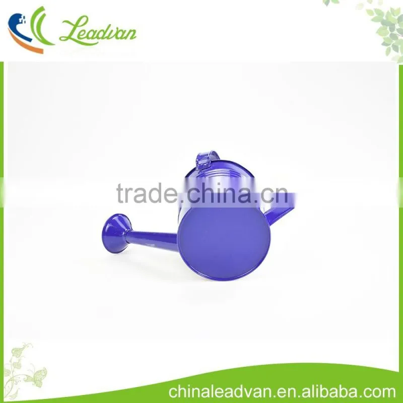Colorful galvanized antique garden decorative small metal watering can made in china