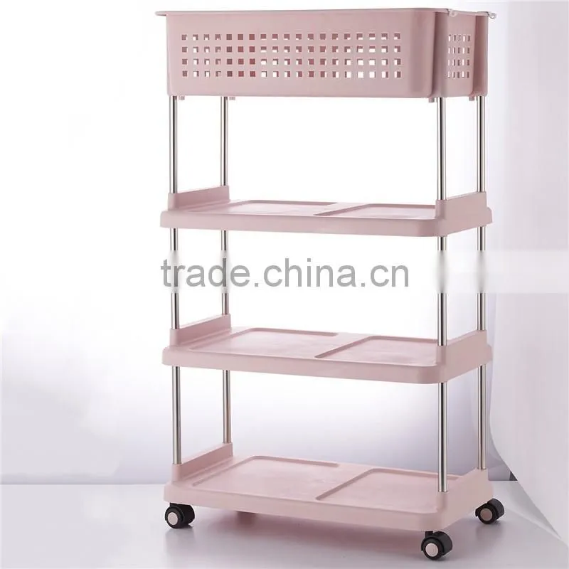 3 Tier Durable Impact and Rust-Resistant Plastic Shelves