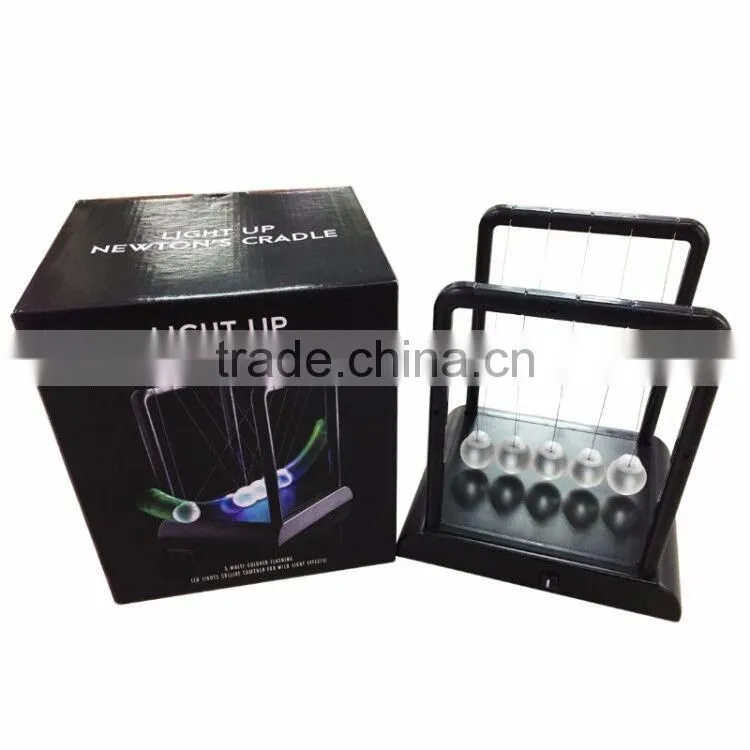 New Arrival Glowing Swing Ball, Newton Pool/ Seven Colors Balance Pool On Table For Decorate