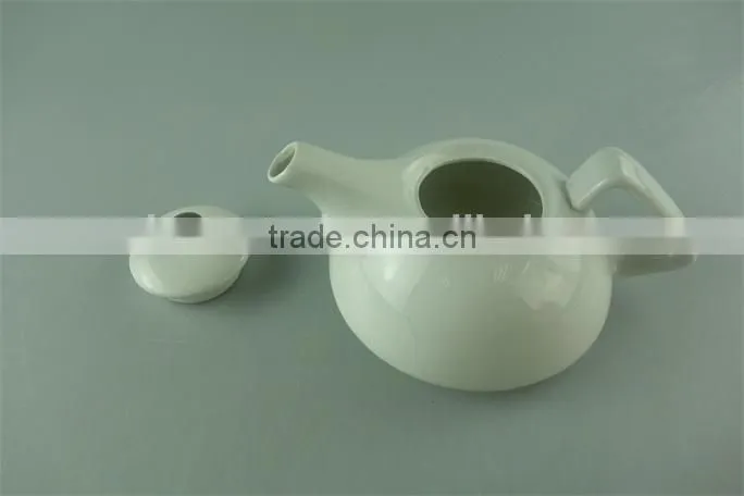 tea pot,ceramic tea pot with lid,cheap ceramic white tea pot with lid