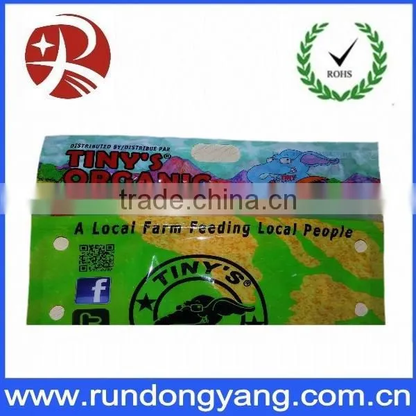 CPP plastic stand up pouch slider zip lock protection fruit bag for grape