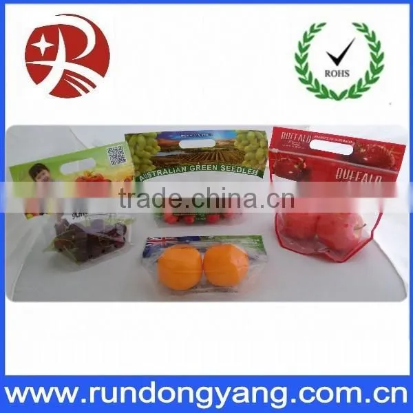 Slider zipper fruit packaging bag