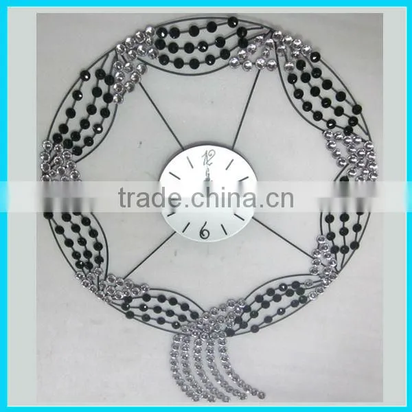 Modern Home Antique Metal Art Wall Clock
