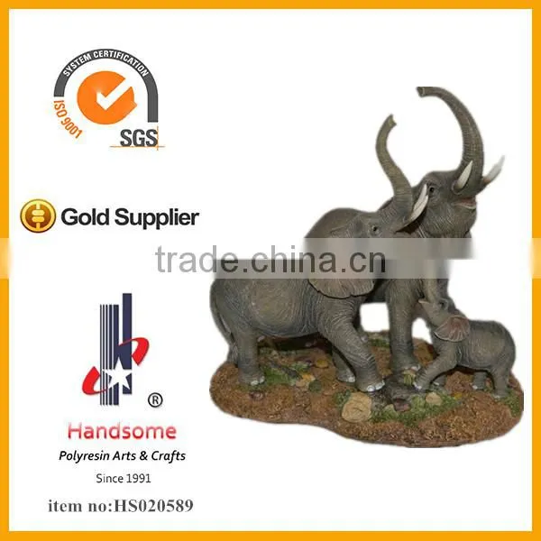 9.5"Elephant tube elephant tube party statues