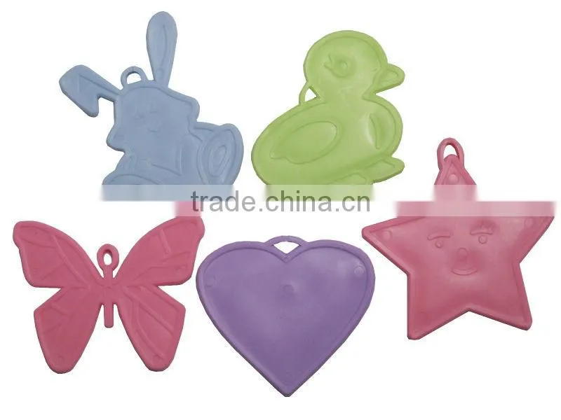 Butterfly Shaped Plastic Balloon Weights Pink