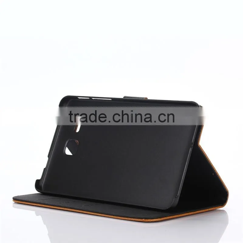 High quality crazy-horse PU card bumper/pocket cell phone case for Samsung Tablet