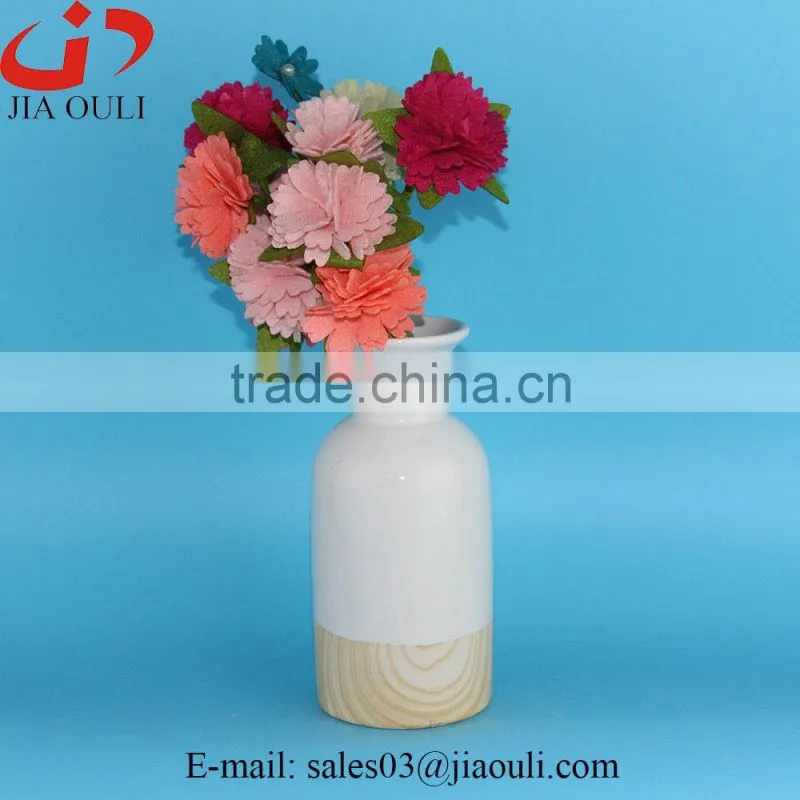Mini Ceramic Vases glazed green