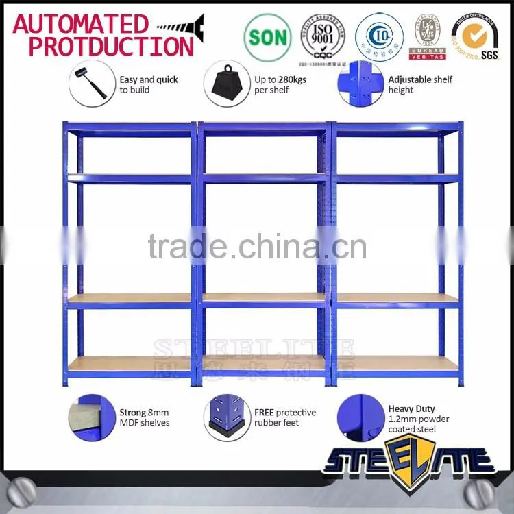 Rivet shelving/boltless shelving/slotted angle rack