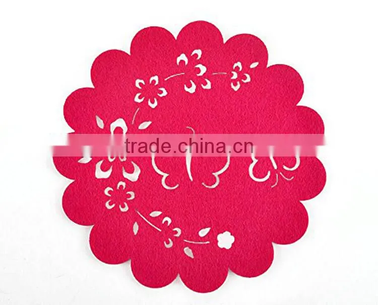polyester felt cup pads
