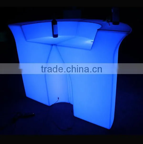 Modern bar furniture, LED lighting commercial Bar Counter