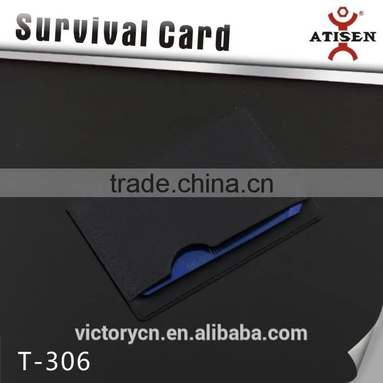 Colorfull Blue army card ,Card type outdoor survival multi tool