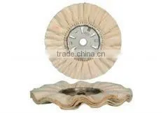 bias open sisal cotton polishing wheel ,bias cloth buff wheel