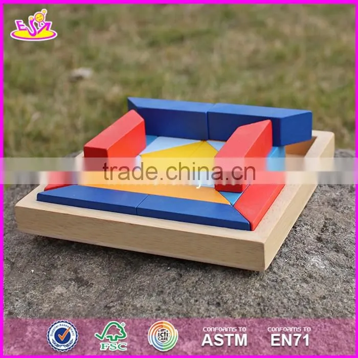 2017 New design 20 pieces educational wooden blocks for toddlers W13A127