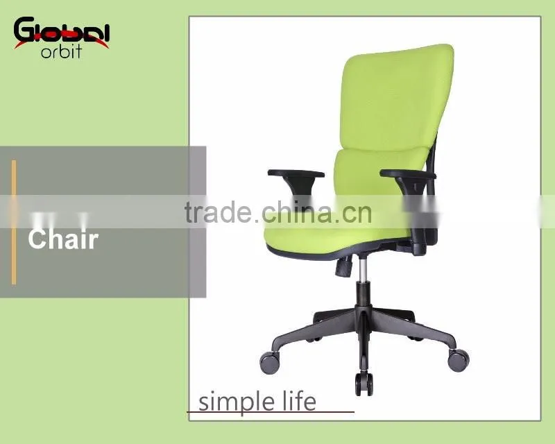 High quality armrest office chair, simple design executive mesh chair