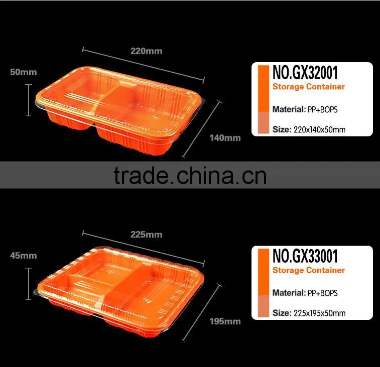 custom pp blister products food plate,disposable square plate,color square plate