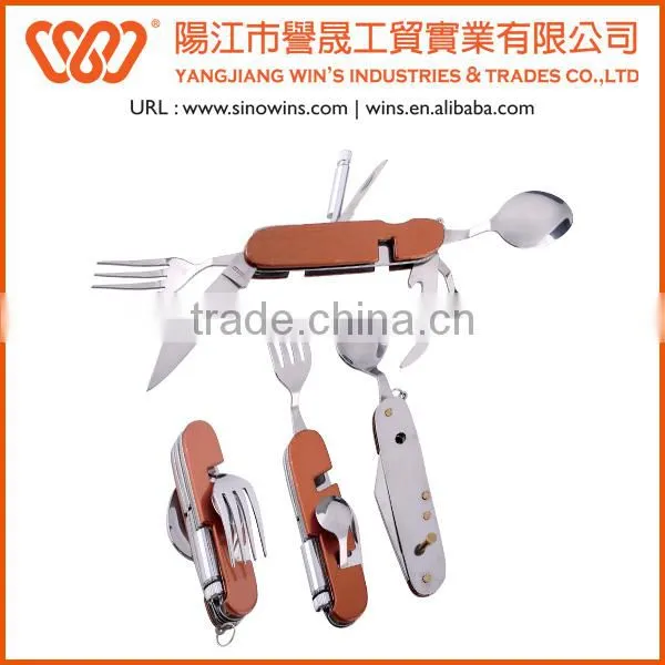 Camping Tool Stainless steel Camping Spoon Fork Knife