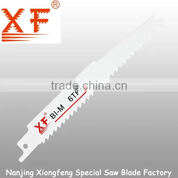6" metal cutting ISO9001 Reciprocating Saw Blade:XF- S610DX