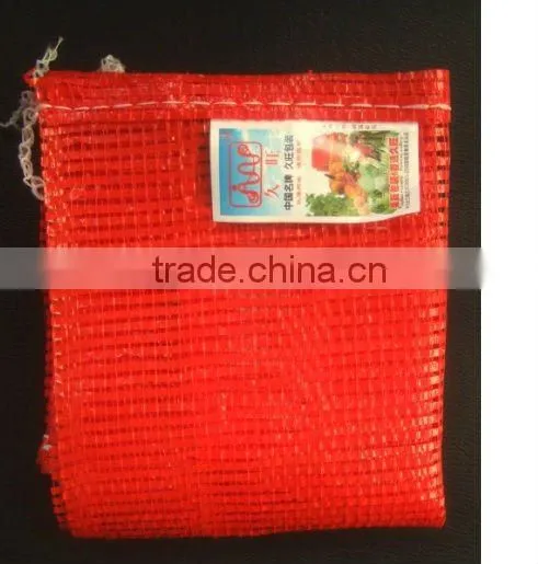 durable and beautiful fruit vegetable leno mesh bag,colorful,super quality