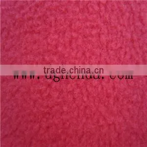 red knitting fabric bond red polar fleece fabric for garment