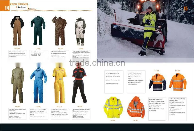 Aramid fiber FR coverall