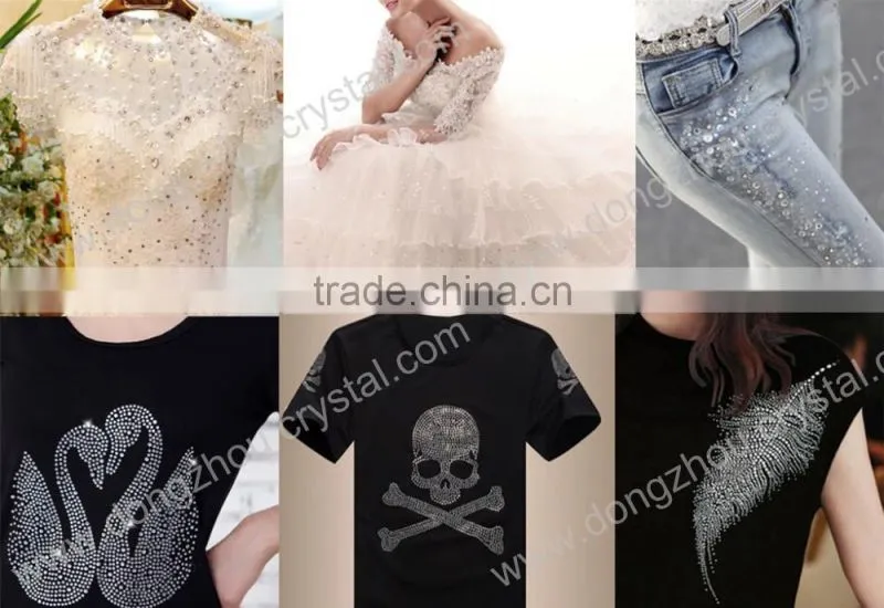 Jonquil Color Crystal DMC Hotfix Rhinestones for Garment Accessories