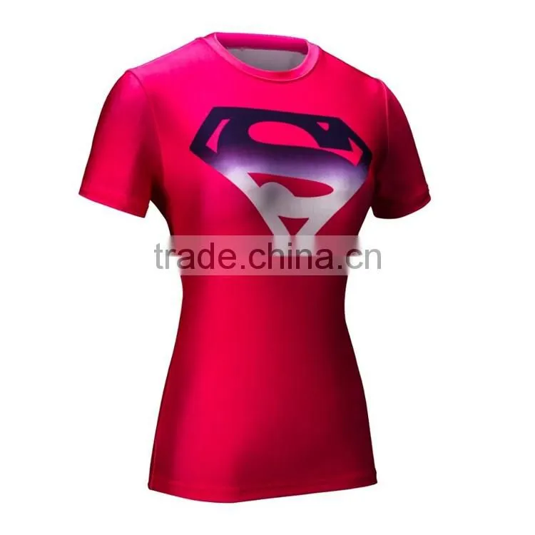 Men and women fitness gym compression garments with custom brands