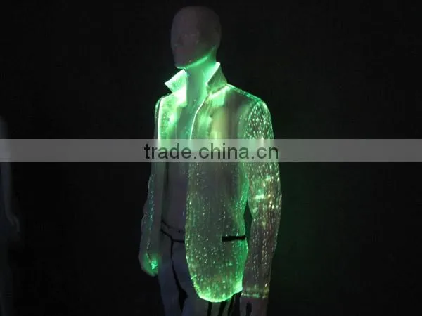 custom promotional dancing man led luminous jacket