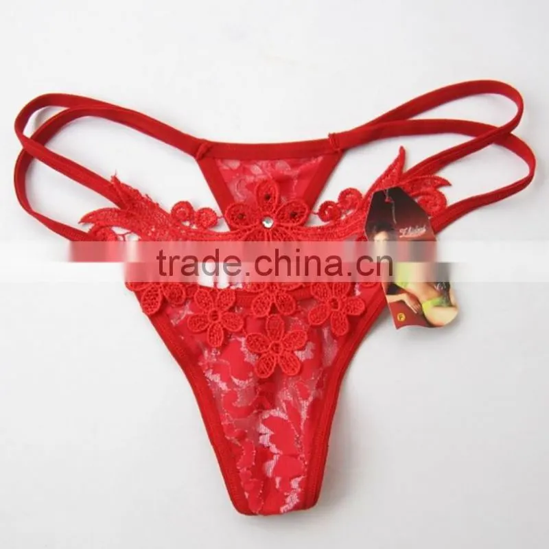 Women Sexy Panties Lace Briefs Girl Lingeries Thongs g-string Flower Panties
