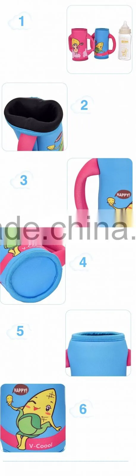 baby feeder bag with handle/bottle warmer/neoprene infant bottle cover