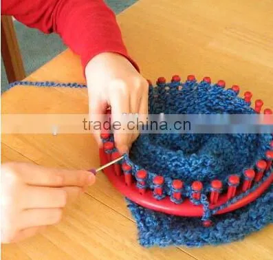 High quality 4 size Plastic round Knitting Looms/ Circular Wool weaver tools