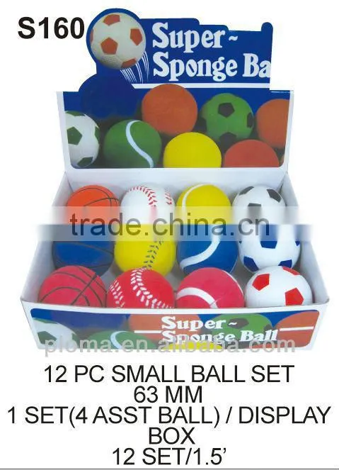 KID OUTDOOR TOYS (S162) 12PC SMILE BALL SET