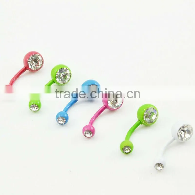 2017 new style hot selling spray paint body piercing jewelry,316l stainless steel screw on flesh tunnel,ear gauges,ear plugs