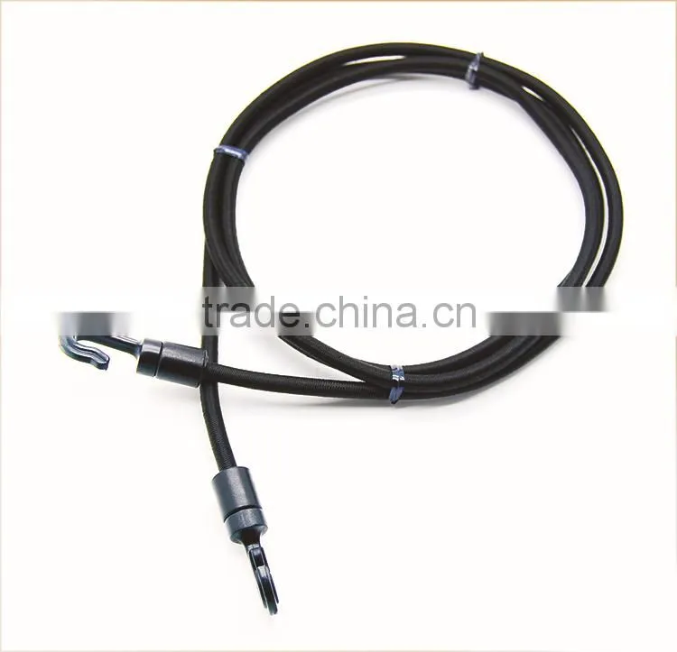 Hot sale anti-static spiral elastic cord 3mm with plastic hook
