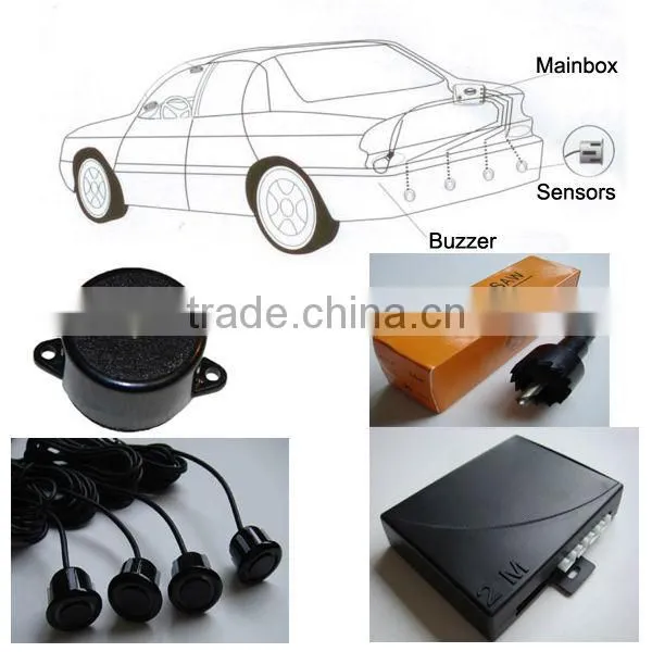 Wireless car rearview mirror radar detector car Parking sensor