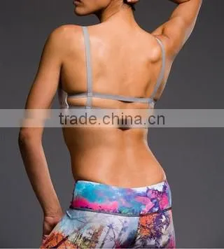 Quick Dry Heather Nylon Spandex Custom Women Fitness Clothing,Ladies Fitness Wear,Fitness Clothes